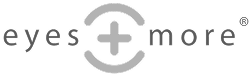 Eyes + More Logo Grayscale